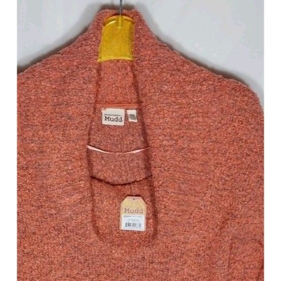 New Mudd Cowl Neck Sweater Juniors Sz XS Cropped Stretch Comfy Boho Chic Warm - Picture 2 of 9
